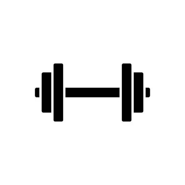 Vector illustration of Dumbbell icon vector design templates simple and modern