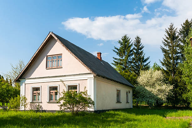 istock Typical ukrainian antique house 164764585