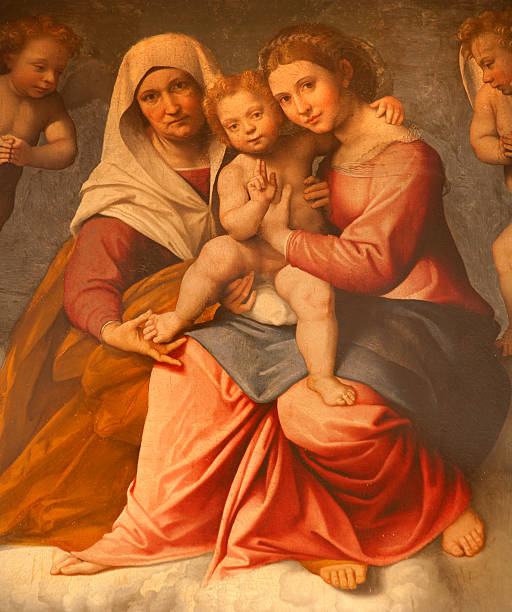 istock Verona - Paint of Madonna with the child 164767027