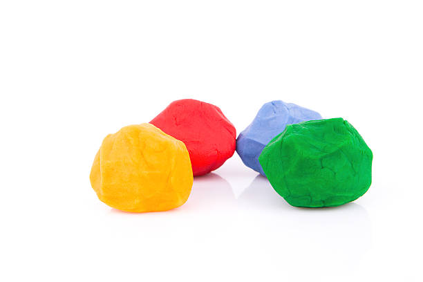 istock plasticine:Child's Play Clay isolated on white background 164769013