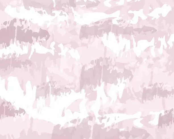 Vector illustration of Pink abstract canvas painting background