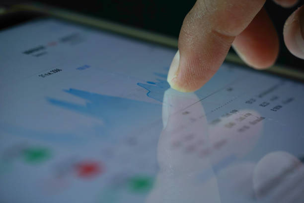 trading online market stock exchange. business concept.