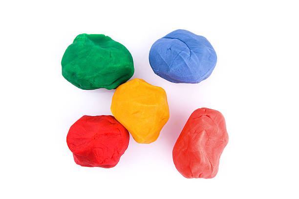istock plasticine:Child's Play Clay isolated on white background 164774028