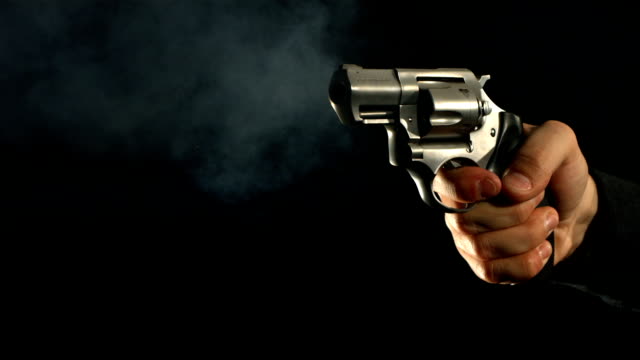 Revolver shooting at 1000 frames per second