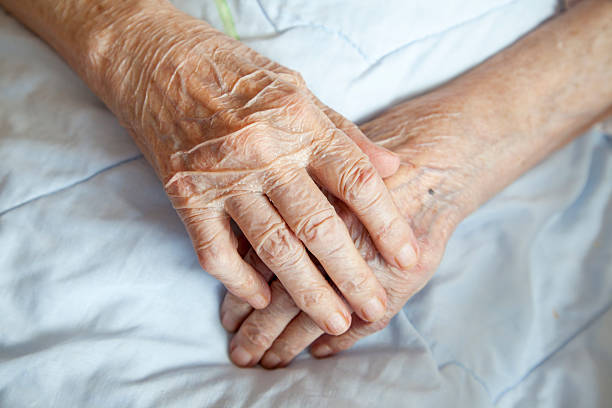 istock Hands of elderly lady 164776904