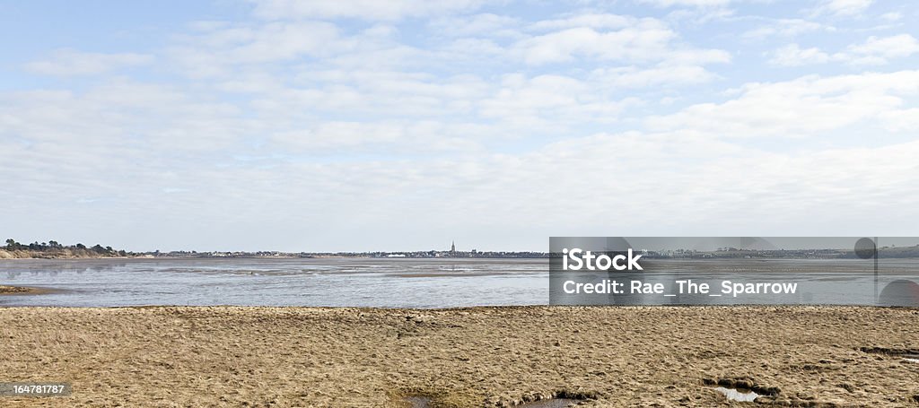 Montrose Basin This tidal basin is an important wildlife reserve. Overlooked by the town of Montrose. Depression - Land Feature Stock Photo