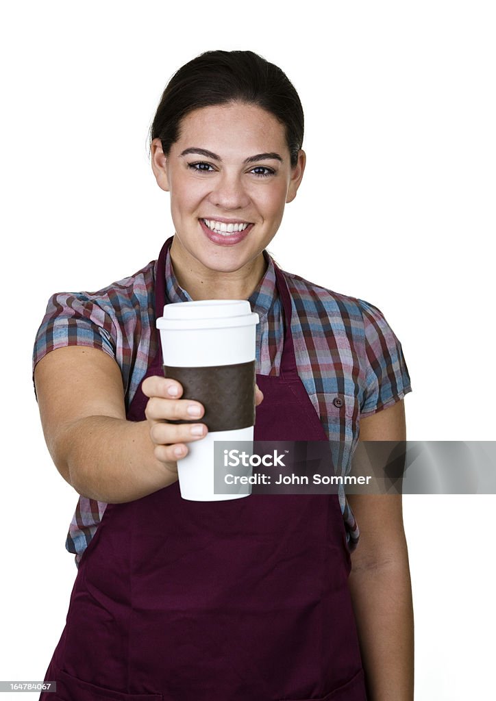 Mujer con café para llevar - Foto de stock de 20 a 29 años libre de derechos