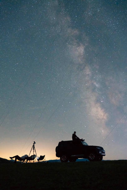 istock Starry sky in northern China 1647854201