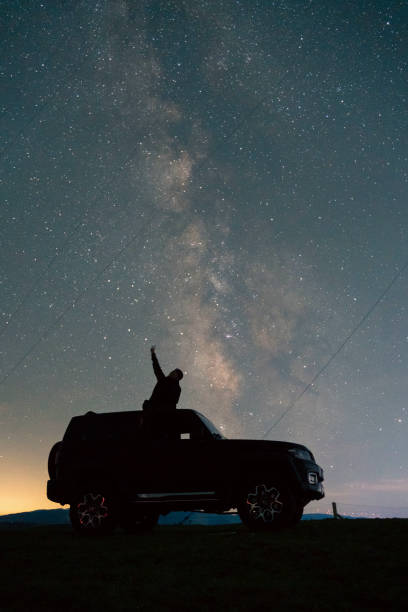 istock Starry sky in northern China 1647854208