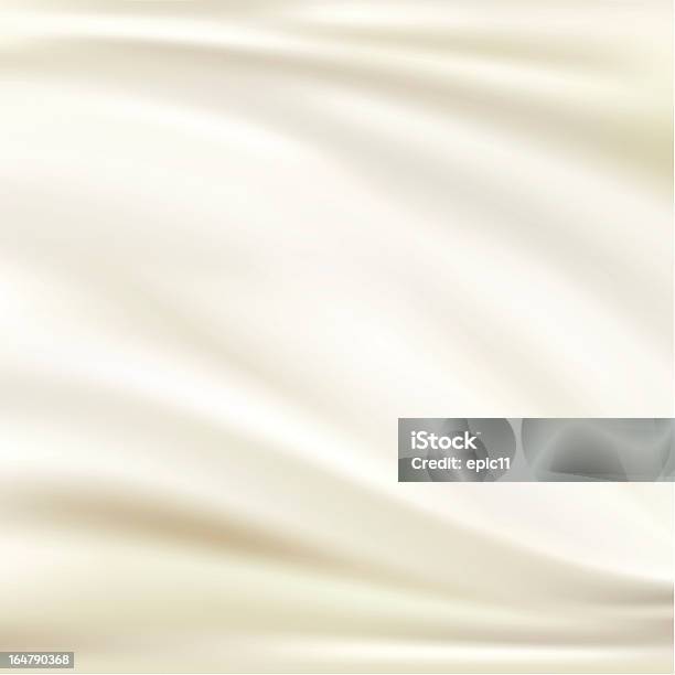 White Silk Background Stock Illustration - Download Image Now - Silk, Backgrounds, Gold - Metal