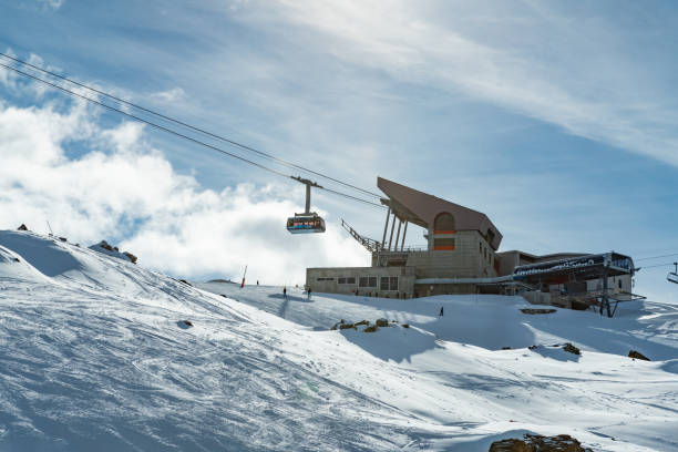 Winter ski resort Zermatt, Rothorn and Blauherd peaks, Mattertal, Valais canton, Switzerland,. Taken by Sony a7R II, 42 Mpix.