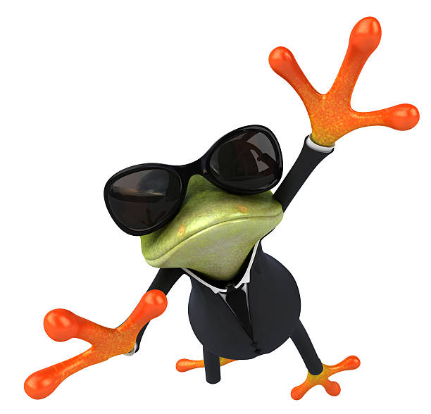 rana business - frog three dimensional shape animal green foto e immagini stock