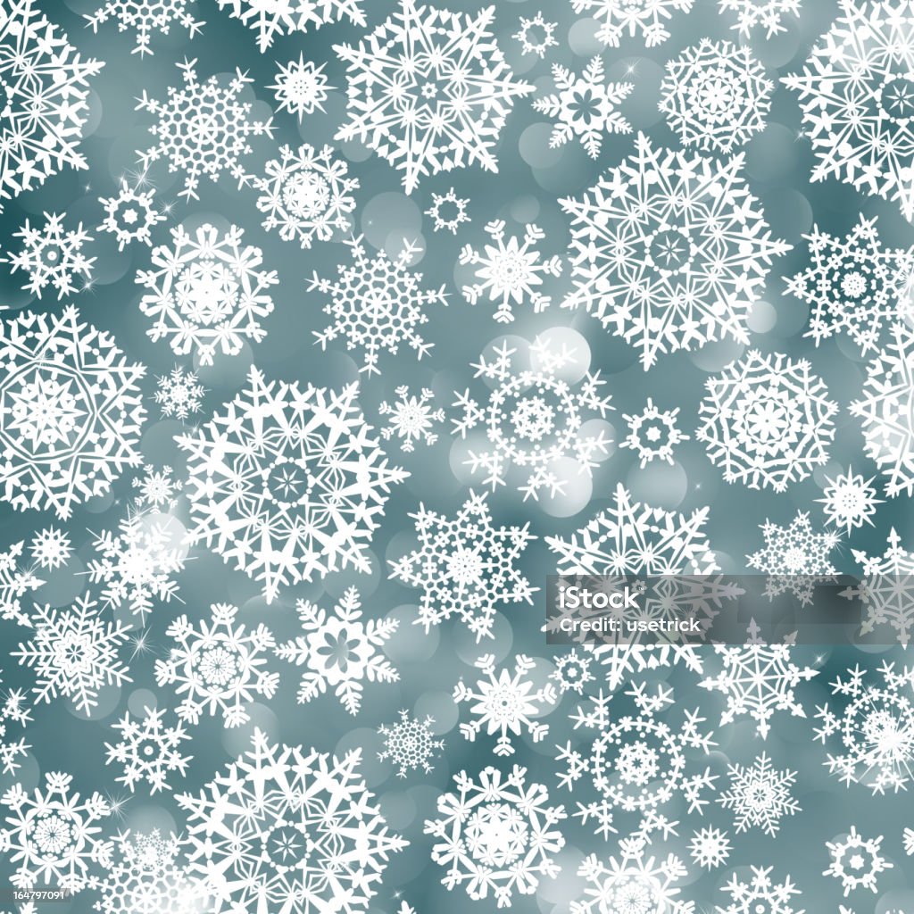 Fond de Noël bleu avec des flocons de neige.  EPS 8 - clipart vectoriel de Abstrait libre de droits