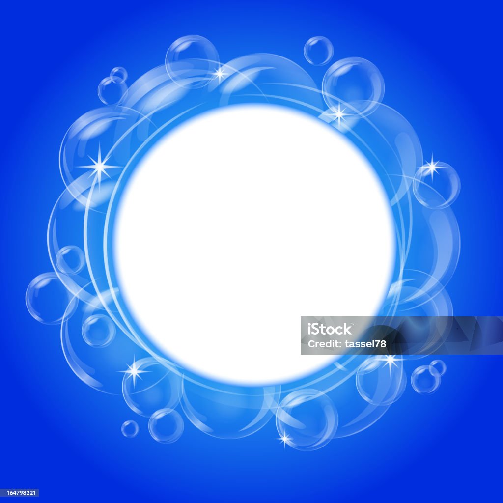 Fondo de vector azul de pensamiento - arte vectorial de Abstracto libre de derechos