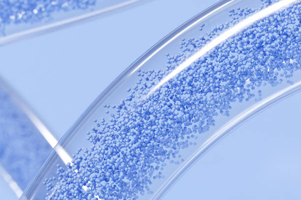 istock Abstract background dynamic 3D particles in glass tubes 1648000903