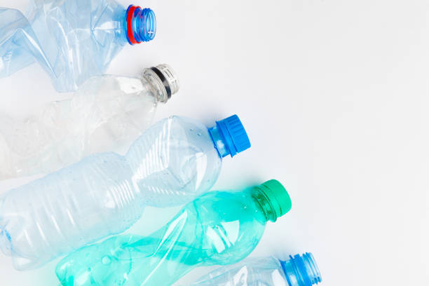 istock Empty colorful plastic bottles are recyclable waste 1648010819