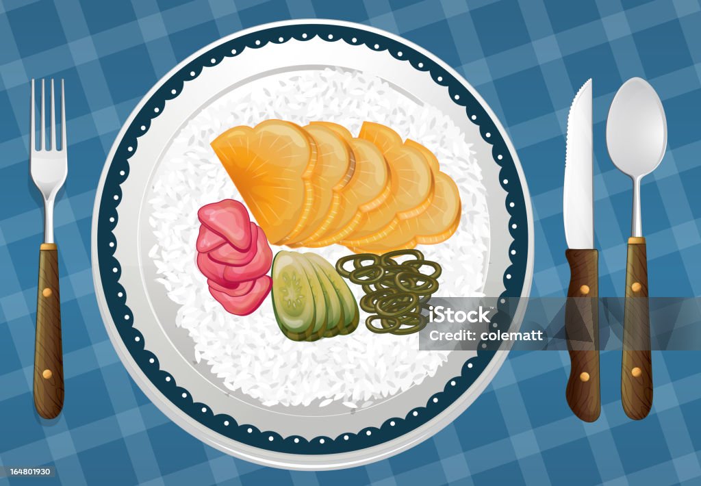 お食事と、料理 - イラストレーションのロイヤリティフリーベクトルアート