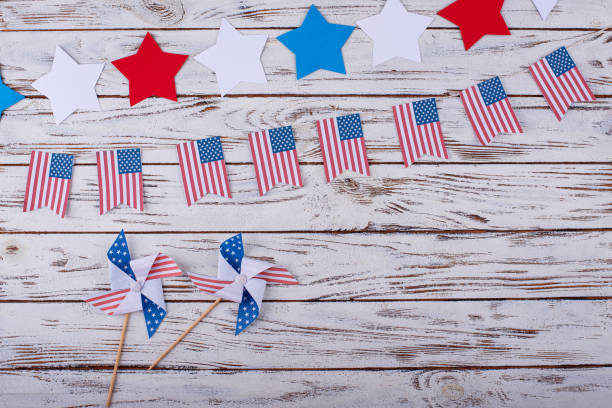 istock Labor Day celebration with USA flag 1648021858