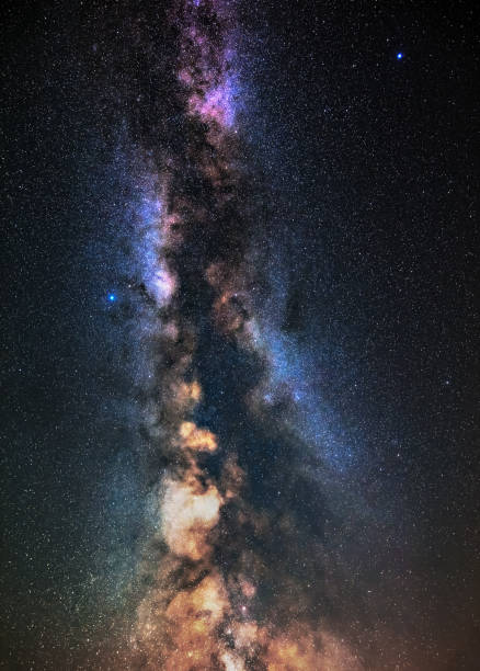 istock Milky Way stars photographed with wide angle lens. 1648032071