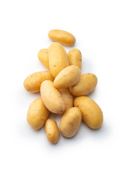 istock Heap of raw potatoes, high angle view. 1648035903