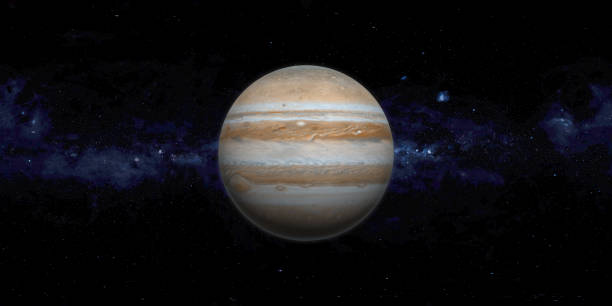 istock Jupiter and Milky Way Galaxy Background 1648037035