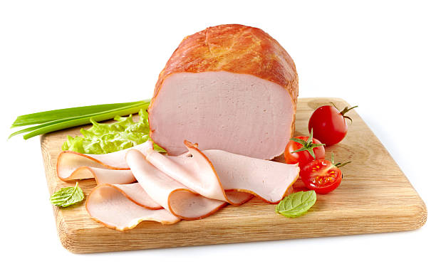 istock Smoked meat on wooden cutting board 164804090