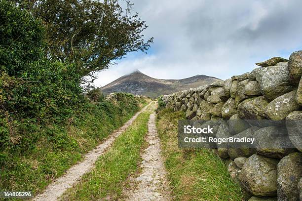 Mourne Drystone Wall Stock Photo - Download Image Now - Mourne Mountains, County Down, Footpath