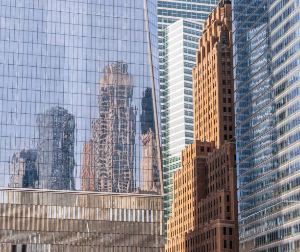 istock Textures and reflections of Lower Manhattan 1648078307