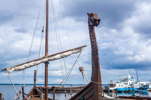 Roskilde Fjord has been a center for vikings. In the harbor there is copies of ships found on the bottom of the fjord. The nearby museum contains the five original Viking ships from \