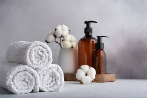 istock Set of bathroom accessories. 1648086563
