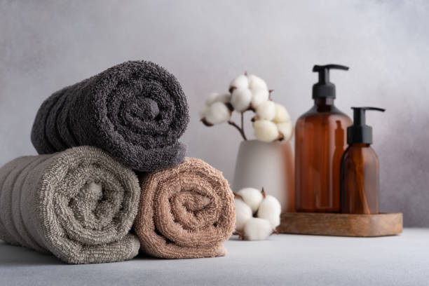 istock Set of bathroom accessories. 1648088131