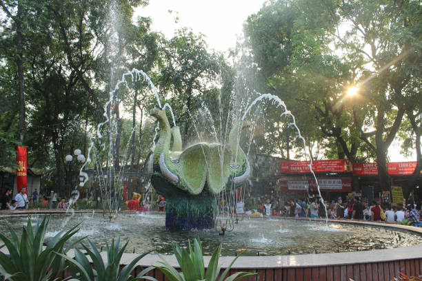 istock A fountain with elephant shape in the park 1648092397