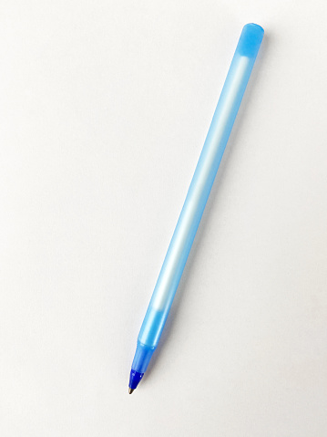 Black pencil on a white background. High quality photo