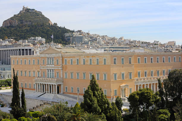 istock Greek Parliament Building Athens 1648139423
