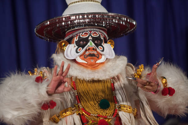 istock Kathakali character portraying Lord Hanuman 1648140034