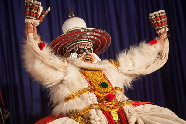 istock Kathakali character portraying Lord Hanuman 1648141117