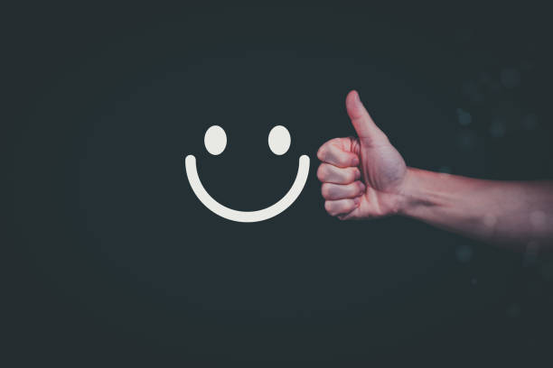istock Customer services best excellent business rating experience. Satisfaction survey concept. user gives ratings to service experience on the online application, online marketing, and business processes. 1648148235