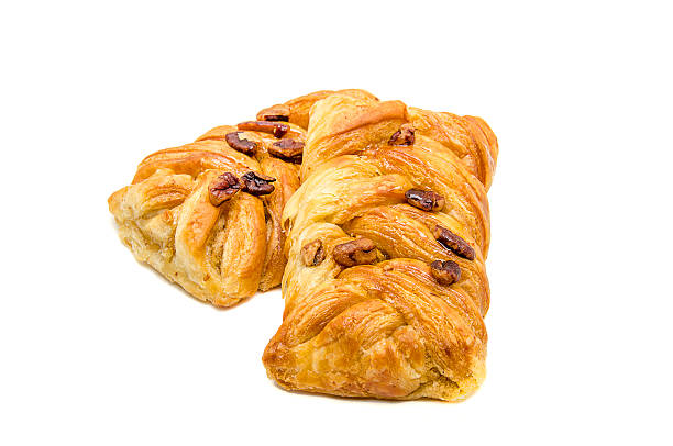 istock Two pastries filled by honey syrup and sprinkled pecan nuts 164818816