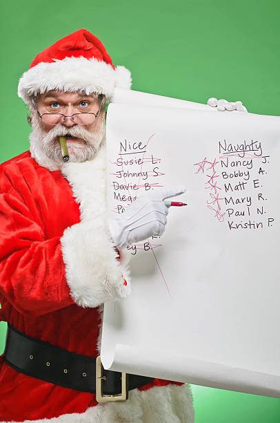 istock Santa Favors The Naughty 164820381