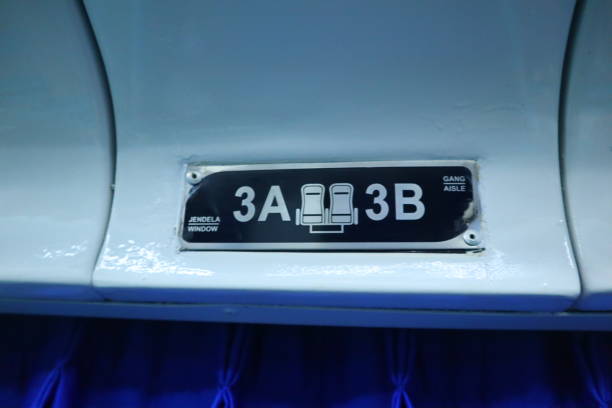 istock interior inside an executive train. hook. electric plugs. drinking stand. Seat Number. 1648206580