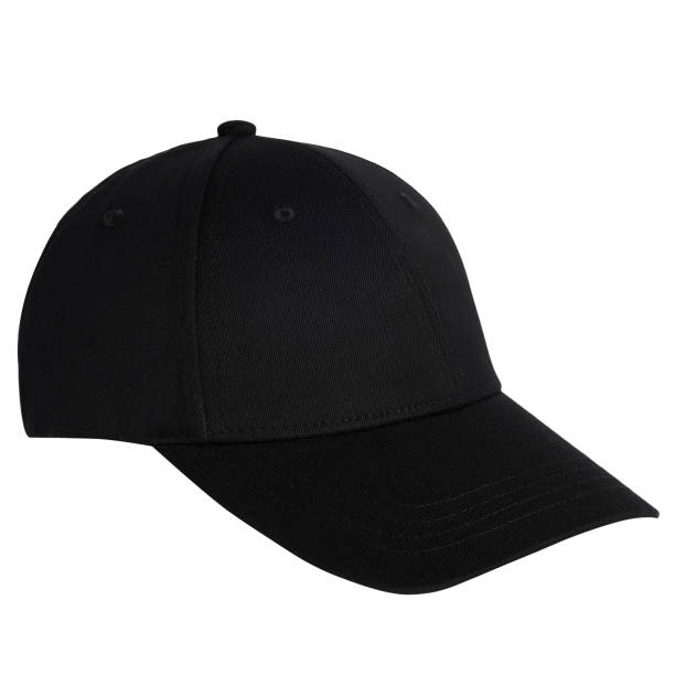 istock Modern Black Baseball Cap Isolated on White Background 1648231190