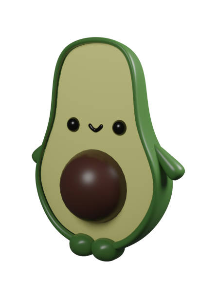 istock 3D illustration render green character fruit avocado boy on transparent background 1648272895