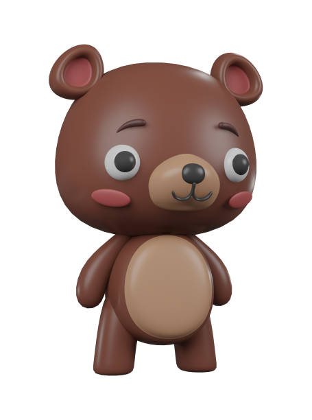 istock 3D illustration render animal brown character bear boy on transparent background 1648272987
