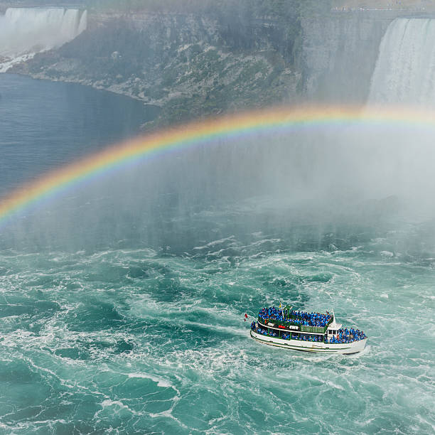 istock Maid Of The Mist Under Rainbow, Niagara Falls 164828168