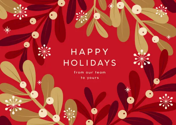 Vector illustration of Holiday Background