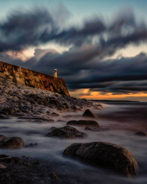 istock Moody Skies Porthcawl Pier 1648291903