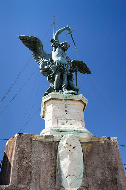 istock Saint Michael statue at top of Castel Sant'Angelo 164829339