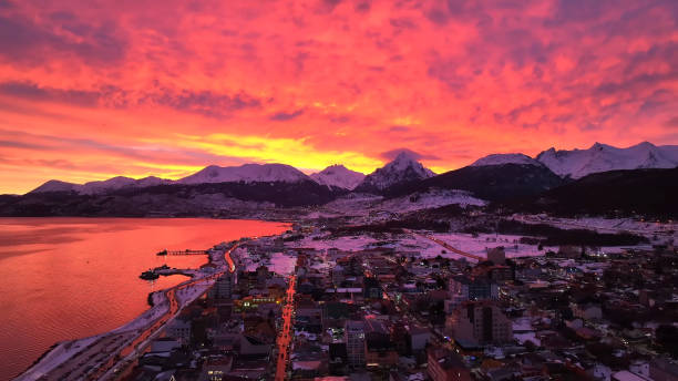 istock Beautiful sunset in USHUAYA, ARGENTINA 1648334109