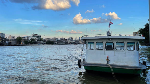 River With Cityscape, Architecture, River City With