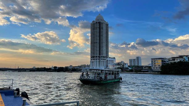 River With Cityscape, Architecture, River City